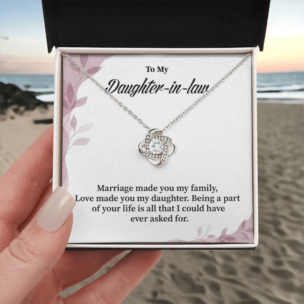 Daughter-in-Law Necklace Gift with Sentimental Card