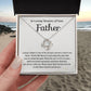 Memorial Necklace Gift for Loss of Father – Gift Box