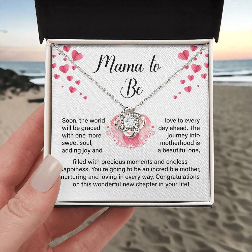 Mama to Be Necklace Gift for Pregnancy & Baby Shower