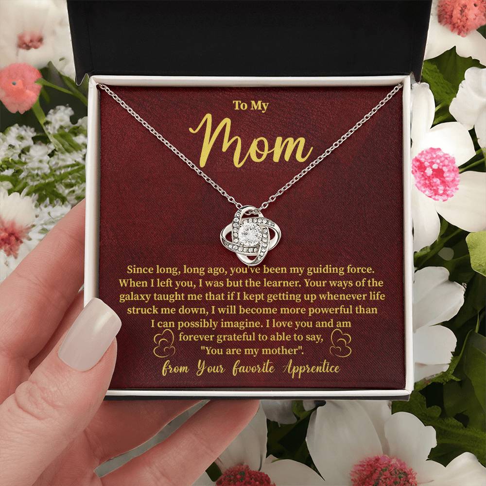 Funny Galaxy Mom Necklace Gift – with Message Card