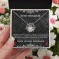 Soulmate Necklace Gift from Husband – Love Knot Pendant with Heartfelt Message Card