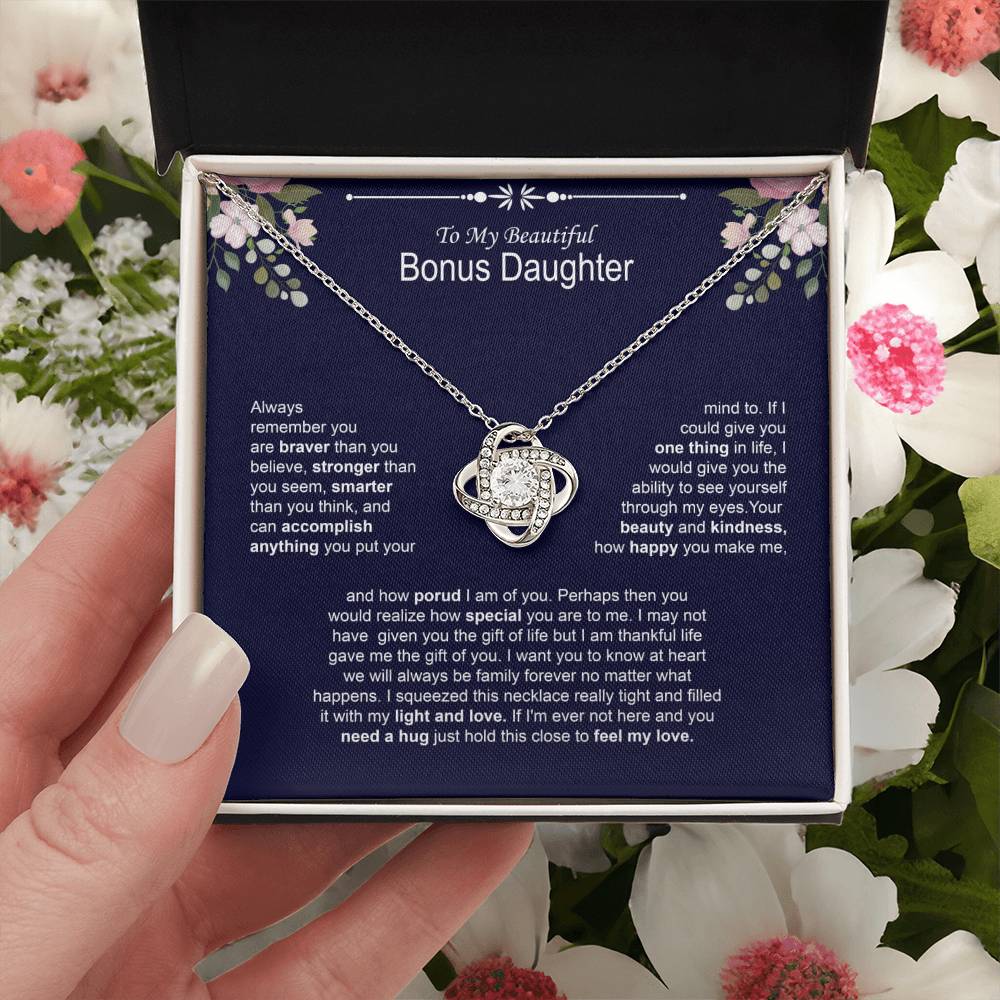 Bonus Daughter Necklace from Stepmom or Stepfather