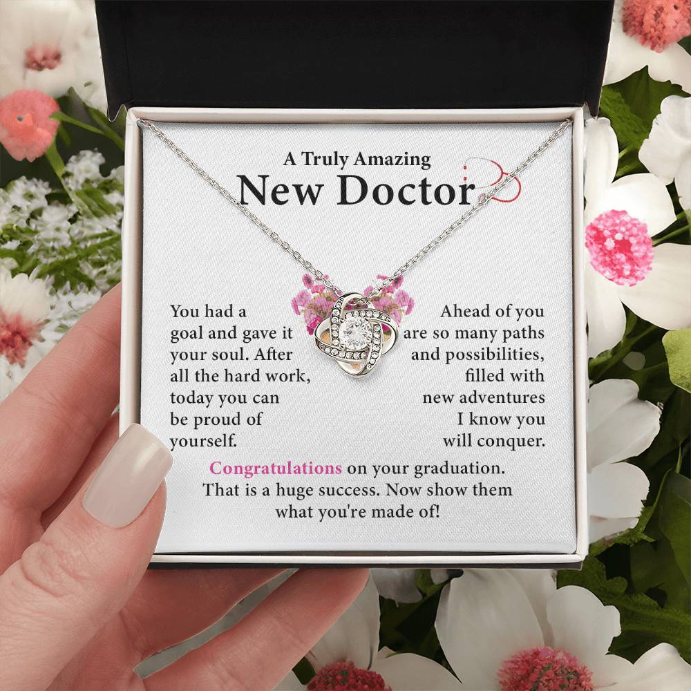Graduation Necklace Gift for New Doctor Woman