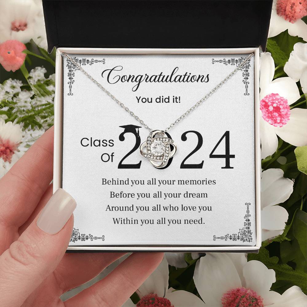 Congratulations Class Of 2024 Necklace Necklace For Bright Memories Celebrate Your Potential Necklace Necklace For Your Unique Gift For Class Of 2024 Celebration Proud Graduate Necklace Necklace For Future Dreams Class Of 2024 Graduation Necklace