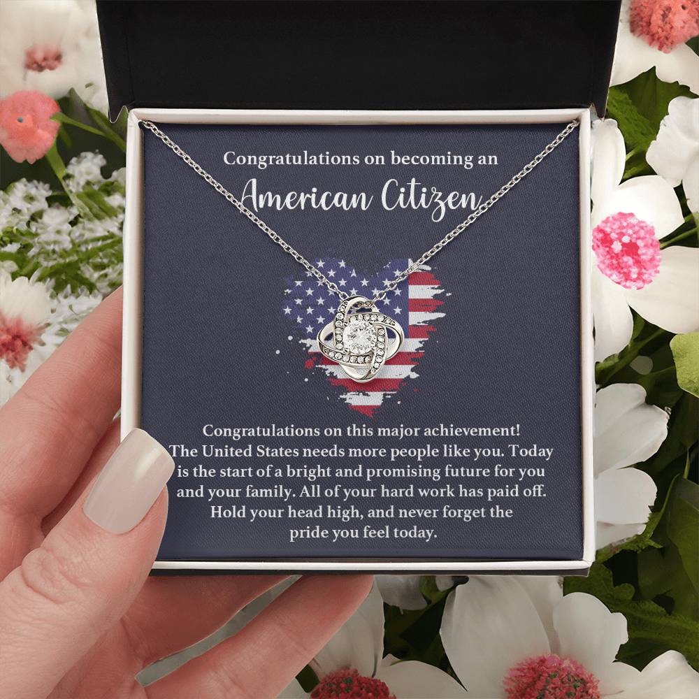 Congratulations Necklace For New American Citizen Proud To Be An American Necklace Proud To Be An American Necklace Gift For Citizenship Milestone Necklace For Proud New U.s. Citizen Gift For Becoming A U.s. Citizen Necklace For U.s. Citizenship Journey