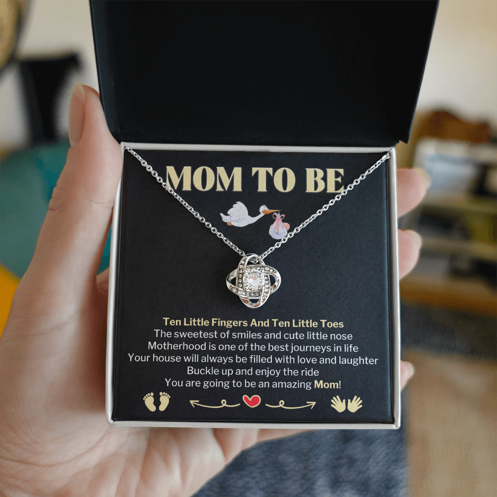 Mom To Be Necklace Gift With Pregnancy Announcement Jewelry