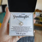 Cherished Granddaughter Necklace with Sentimental Card