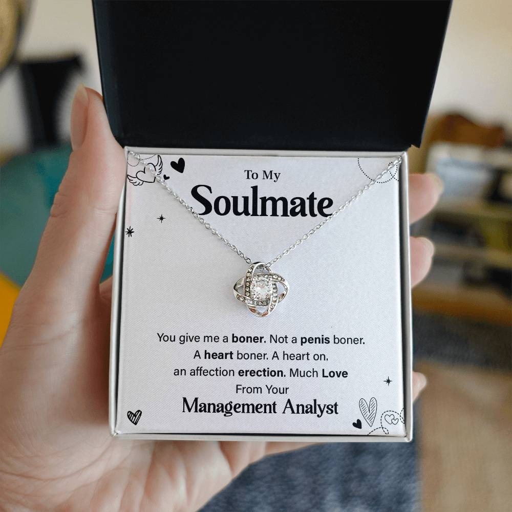 Funny Gift for Soulmate from Management Analyst
