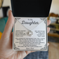 Gift for Daughter from father Sentimental Forever My Little Girl Jewelry