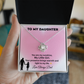 To My Daughter Necklace Sunshine Gift from Dad