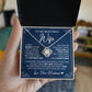 Wife Necklace Gift from Husband Romantic Message Card Box