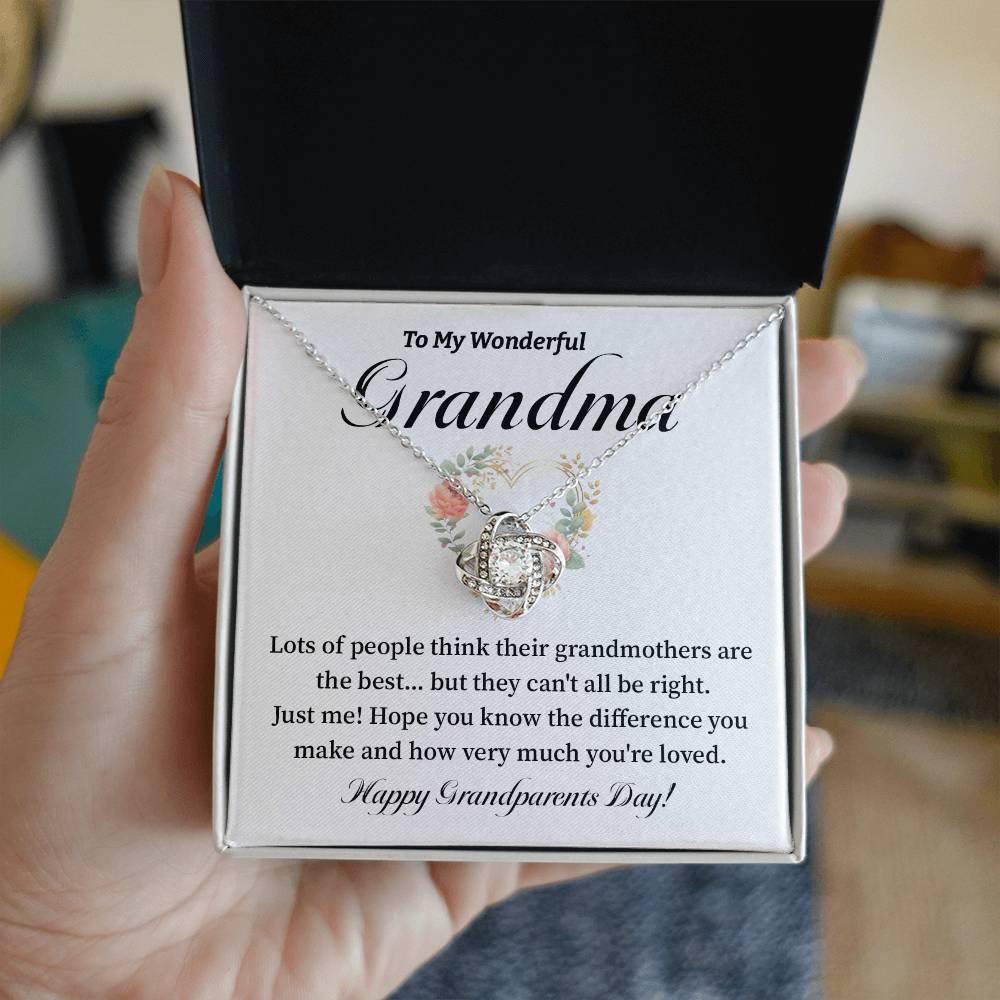 To My Wonderful Grandma Grandma Necklace Gift Heartfelt Gift For Grandma Sentimental Jewelry For Grandmother Granddaughter To Grandma Gift Special Gift For Grandma Grandmother Appreciation Gift Meaningful Gift For Grandma