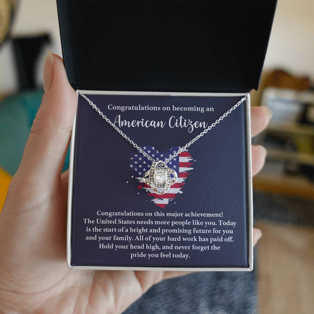 Congratulations Necklace For New American Citizen Proud To Be An American Necklace Proud To Be An American Necklace Gift For Citizenship Milestone Necklace For Proud New U.s. Citizen Gift For Becoming A U.s. Citizen Necklace For U.s. Citizenship Journey