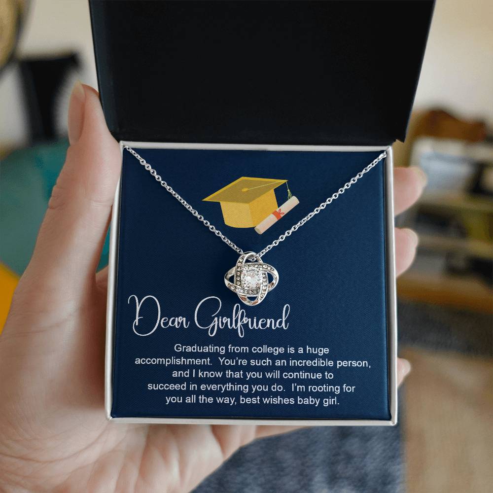 Dear Girlfriend Necklace Girlfriend Graduation Necklace Gift Gift For Graduation Necklace For Girlfriend Proud Of You Graduation Necklace Best Wishes Necklace For Girlfriend Sentimental Gift For Girlfriend Necklace For Girlfriend Necklace For Girlfriend