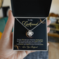 Romantic Necklace Gift for Girlfriend with Message Card