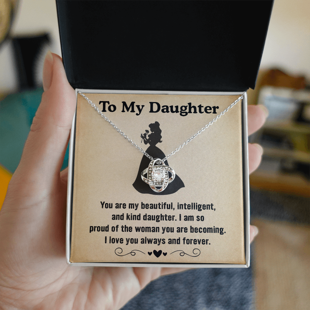 To My Daughter Necklace Proud of the Woman You Are