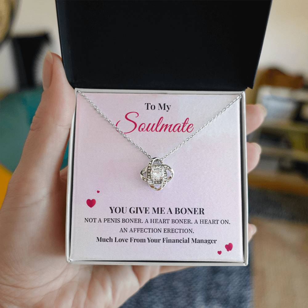 Funny Gift for Soulmate Necklace from Financial Manager