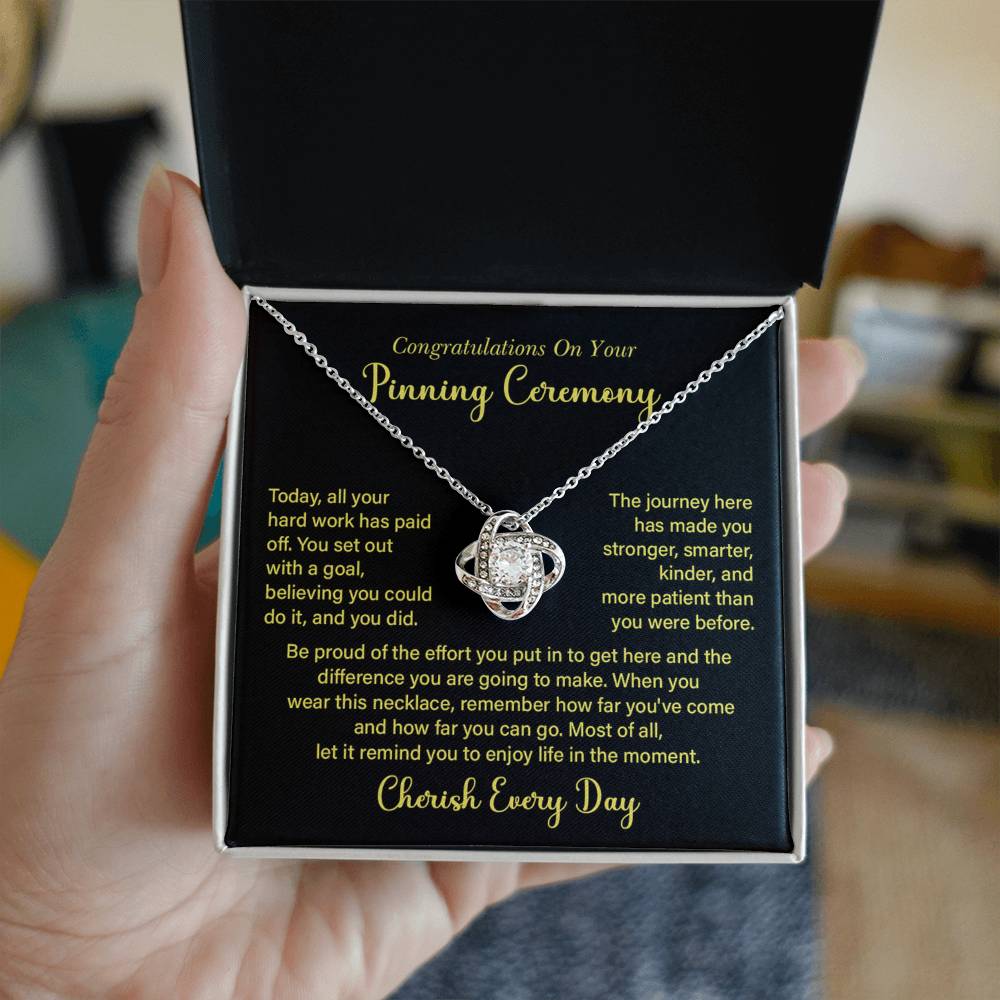 Congratulations On Your Pinning Ceremony Necklace Pinning Ceremony Necklace Gift Congratulations Pinning Ceremony Jewelry Journey Of Success Necklace Pinning Ceremony Milestone Necklace Necklace To Celebrate Hard Work Pinning Ceremony Keepsake Jewelry