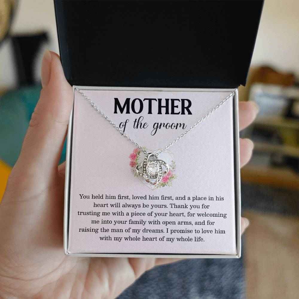 To The Mother Of The Groom Mother Of The Groom Necklace Gift Sentimental Jewelry For Mother Of The Groom Emotional Keepsake For Mother Jewelry Gift For Groom's Mom Special Gift For Groom's Mom Meaningful Gift For Groom's Mother