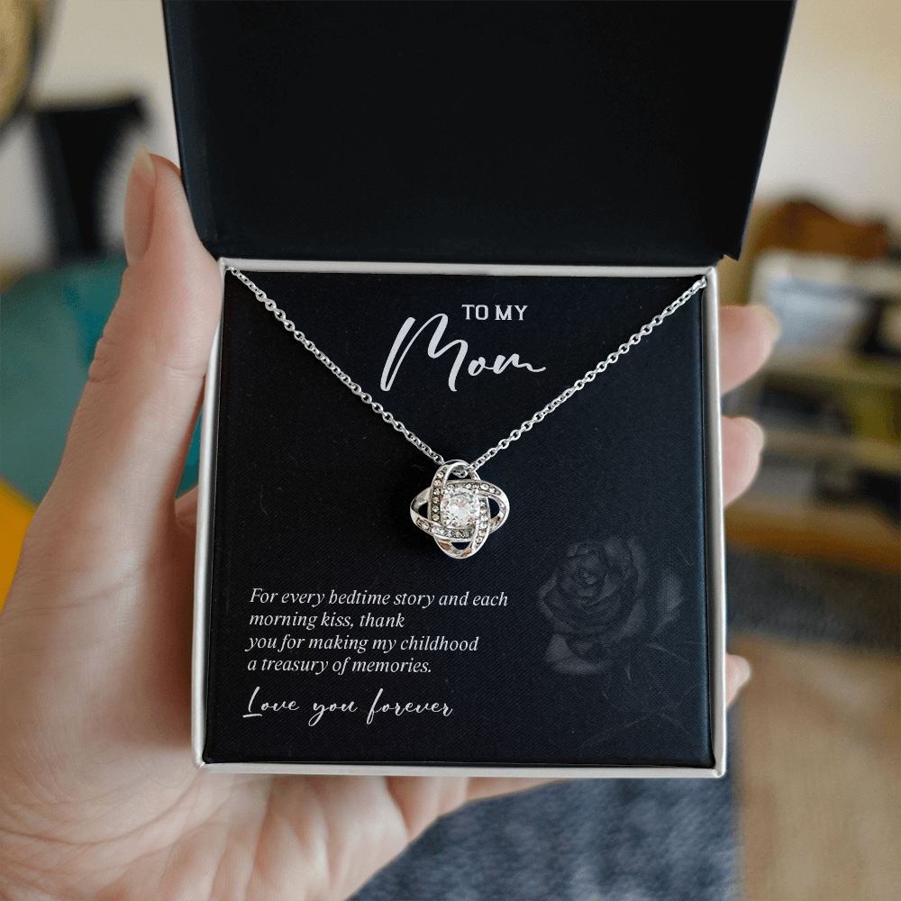 To My Mom Necklace Gifts Meaningful Gift to Mom from Son– I Love You Necklace, Sentimental Mother's Day Gift for Mom from Son, Unique Moms Birthday Gift Ideas