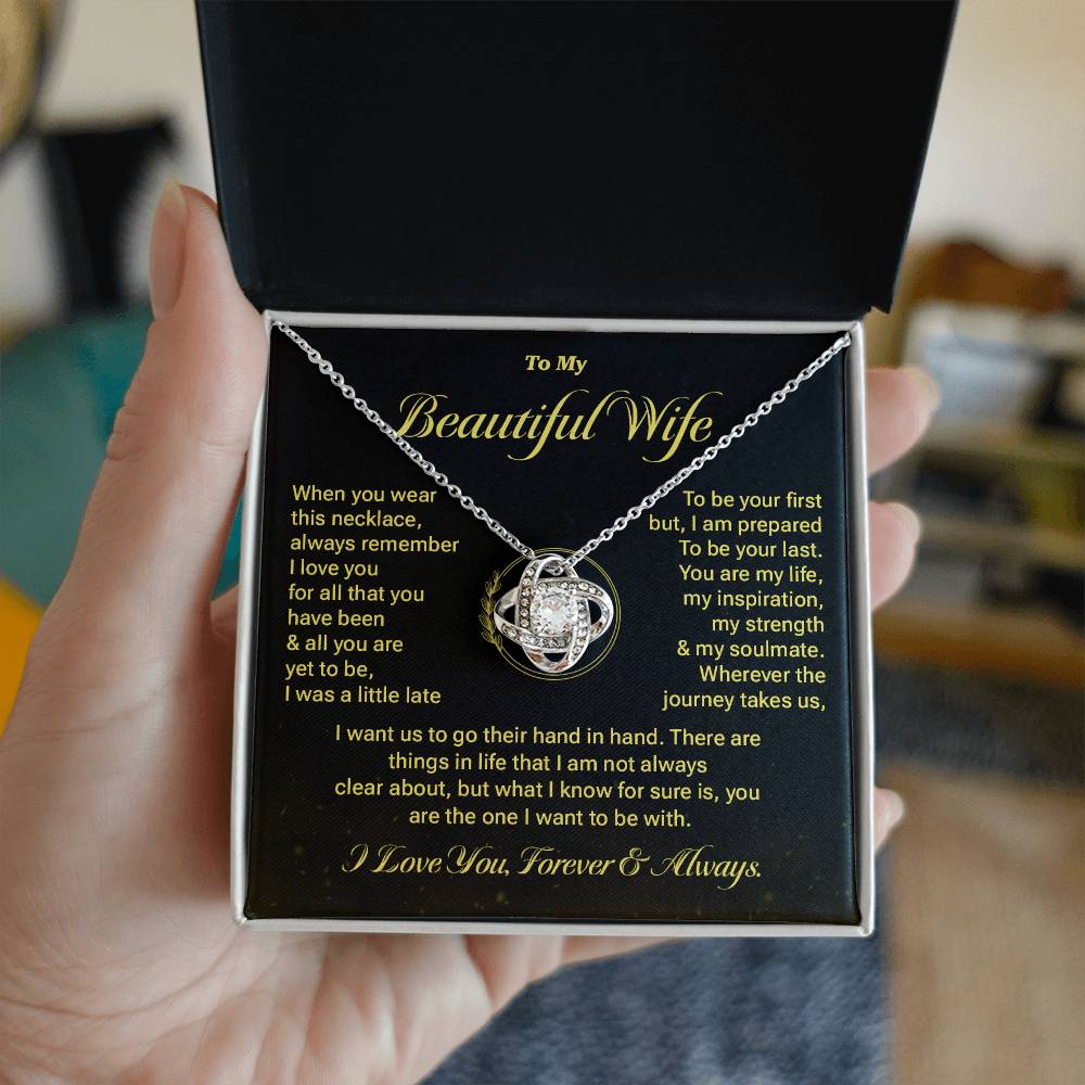Gift for Wife from Husband – Love You Message Card