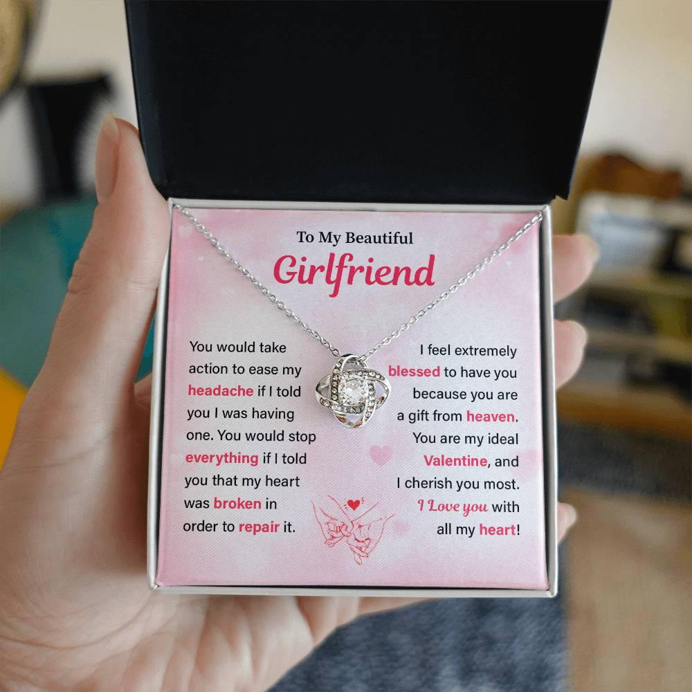 Beautiful Girlfriend Valentine’s Necklace Gift