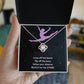 Gymnastics Necklace Gift for Girls – Reach the Stars