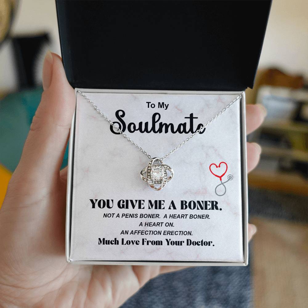 Doctor to Soulmate Necklace Gift with Message Card