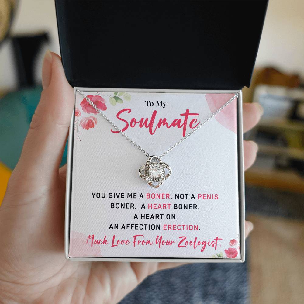 Funny Zoologist Necklace Gift for Soulmate