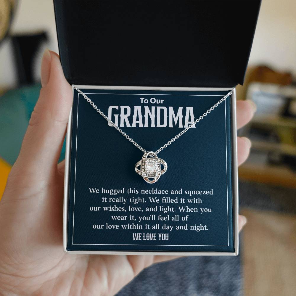 To Our Grandma Grandma Necklace Gift Heartfelt Gift For Grandma Sentimental Jewelry For Grandmother Emotional Necklace For Grandma Jewelry Gift For Grandma Grandchildren To Grandma Gift Special Gift For Grandma Meaningful Gift For Grandma