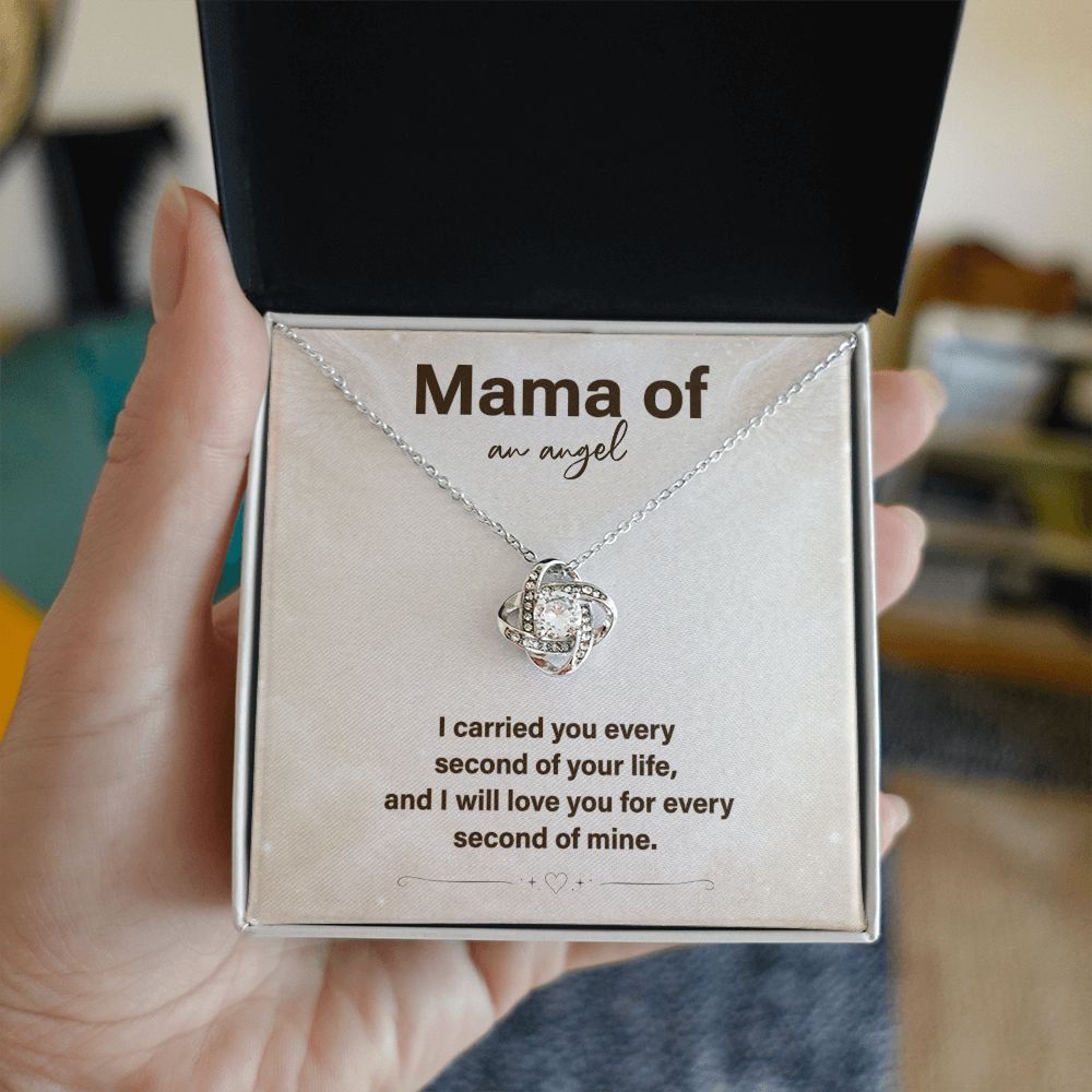 Mama of an angle necklace