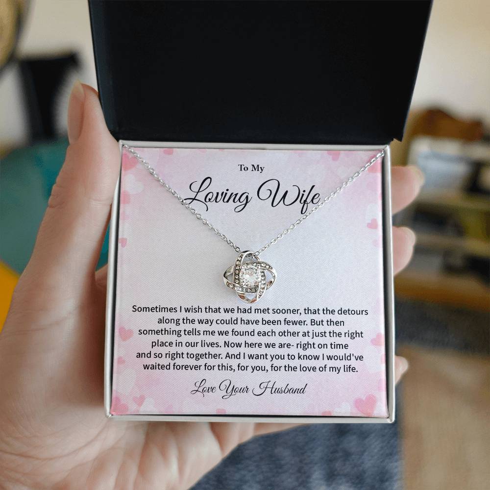 To My Loving Wife Necklace Gift From Your Husband Sentimental Jewelry