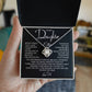 To My Daughter Name Necklace Gift From Dad Proud Dad To (Ellie)