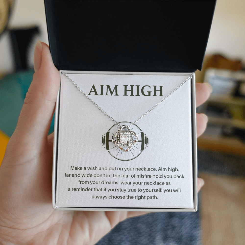 Aim High Necklace: A Daily Reminder To Pursue Your Dreams With Confidence And Courage