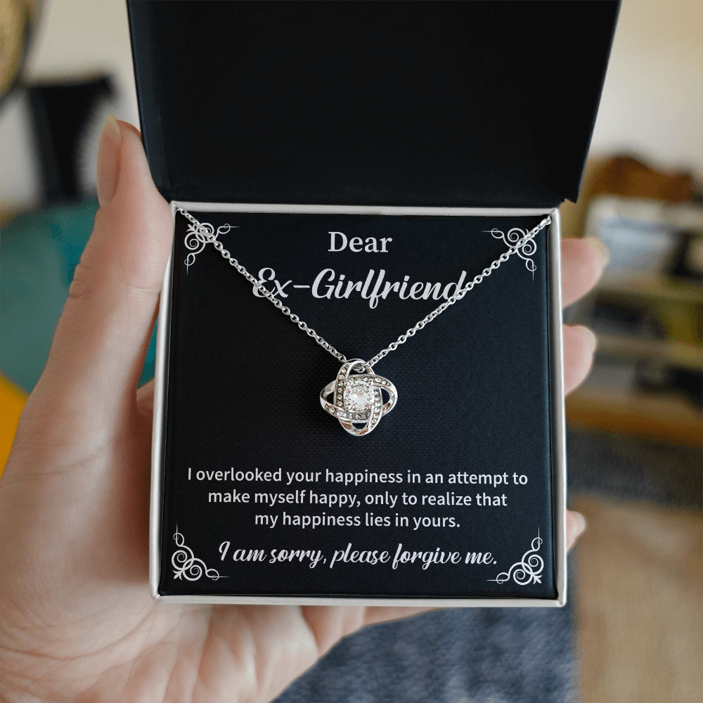 Apology Necklace Gift for Ex-Girlfriend – with Heartfelt Note