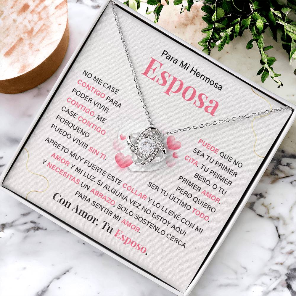 Collar para Esposa con Tarjeta de Amor de Esposo