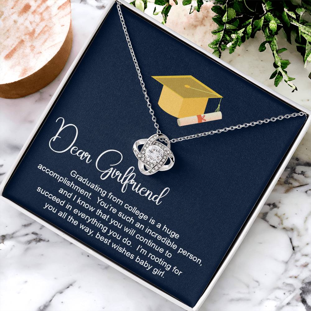 Dear Girlfriend Necklace Girlfriend Graduation Necklace Gift Gift For Graduation Necklace For Girlfriend Proud Of You Graduation Necklace Best Wishes Necklace For Girlfriend Sentimental Gift For Girlfriend Necklace For Girlfriend Necklace For Girlfriend