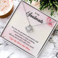 Soulmate Necklace Gift for Her with Message Card