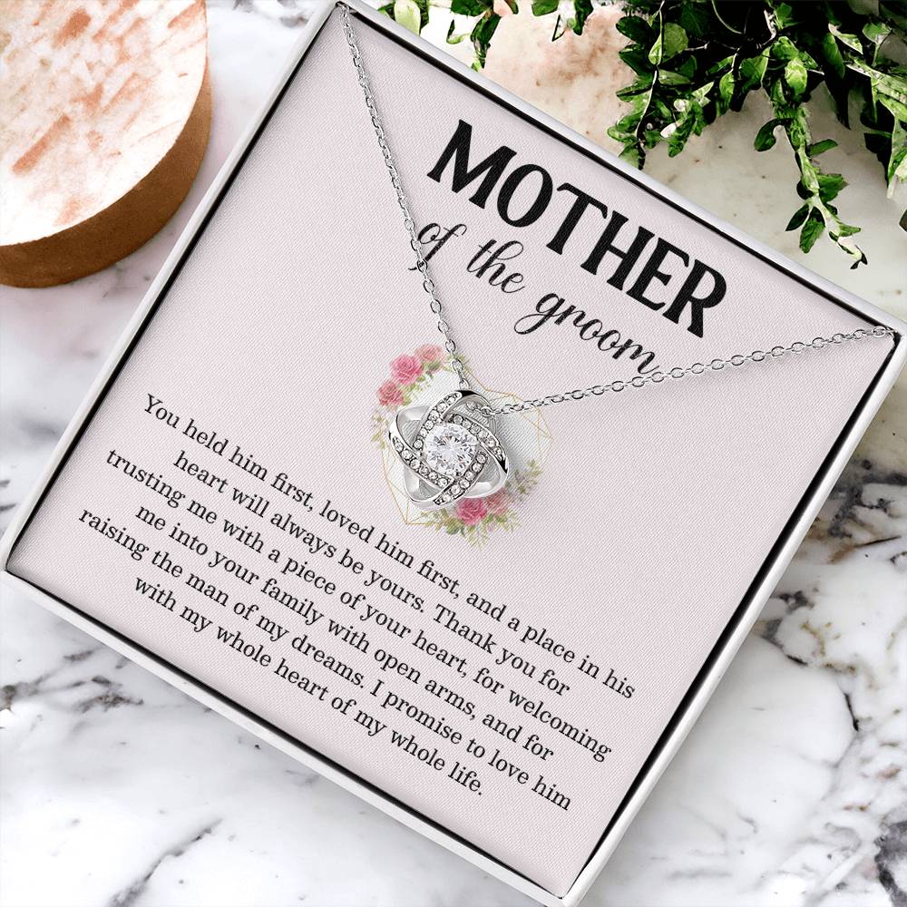 To The Mother Of The Groom Mother Of The Groom Necklace Gift Sentimental Jewelry For Mother Of The Groom Emotional Keepsake For Mother Jewelry Gift For Groom's Mom Special Gift For Groom's Mom Meaningful Gift For Groom's Mother