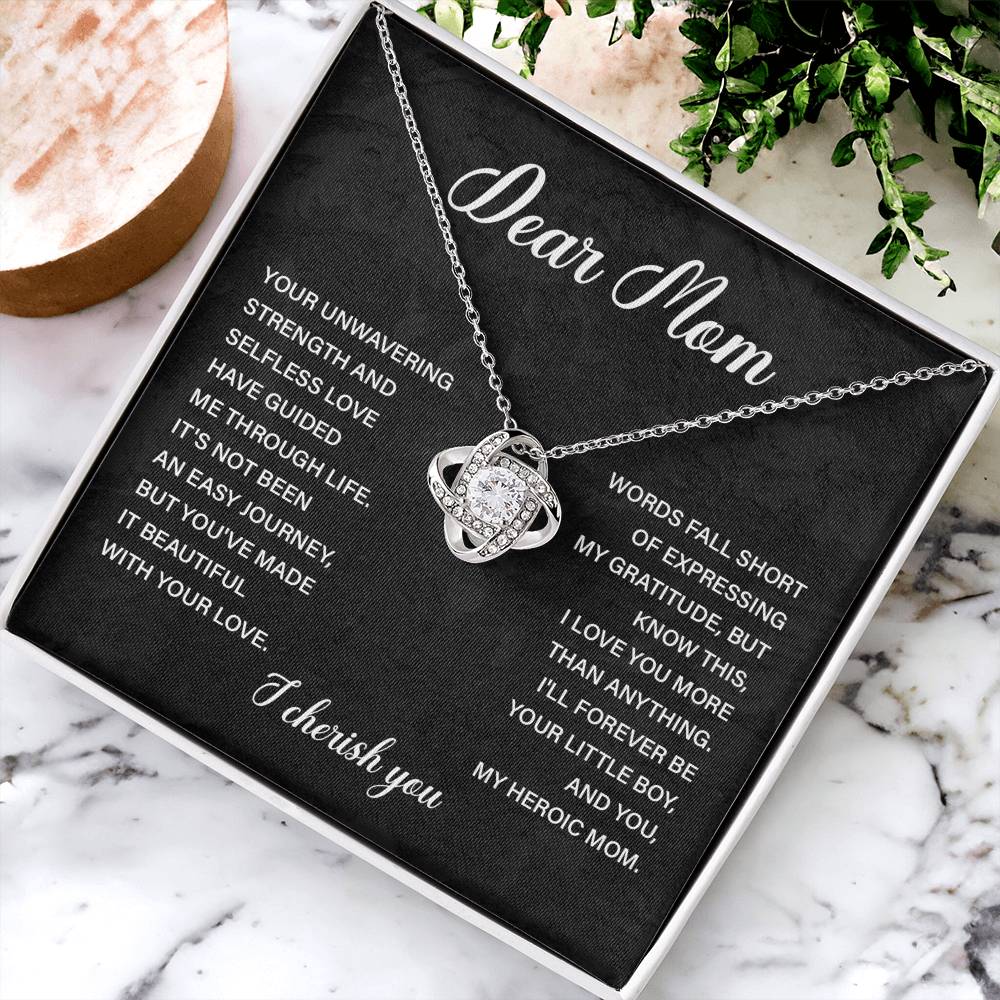 Dear Mom Dear Mom Necklace Gift Thoughtful Gift For Mom Unique Gift For Mother-child Bond Meaningful Gift For Mom Proud Son Gift For Mom Special Occasion Gift For Mom Best Mom Ever Necklace Spiritual Bond With Mom Necklace