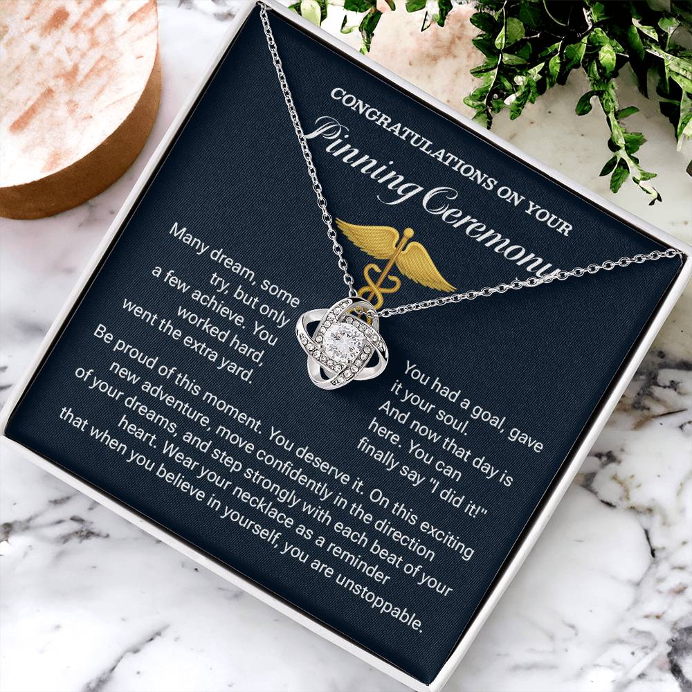 Congratulations On Your Pinning Ceremony Necklace Pinning Ceremony Necklace Gift Congratulations Pinning Ceremony Jewelry Believe In Yourself Necklace Jewelry For New Adventure Graduation Necklace Gift Necklace For Graduates