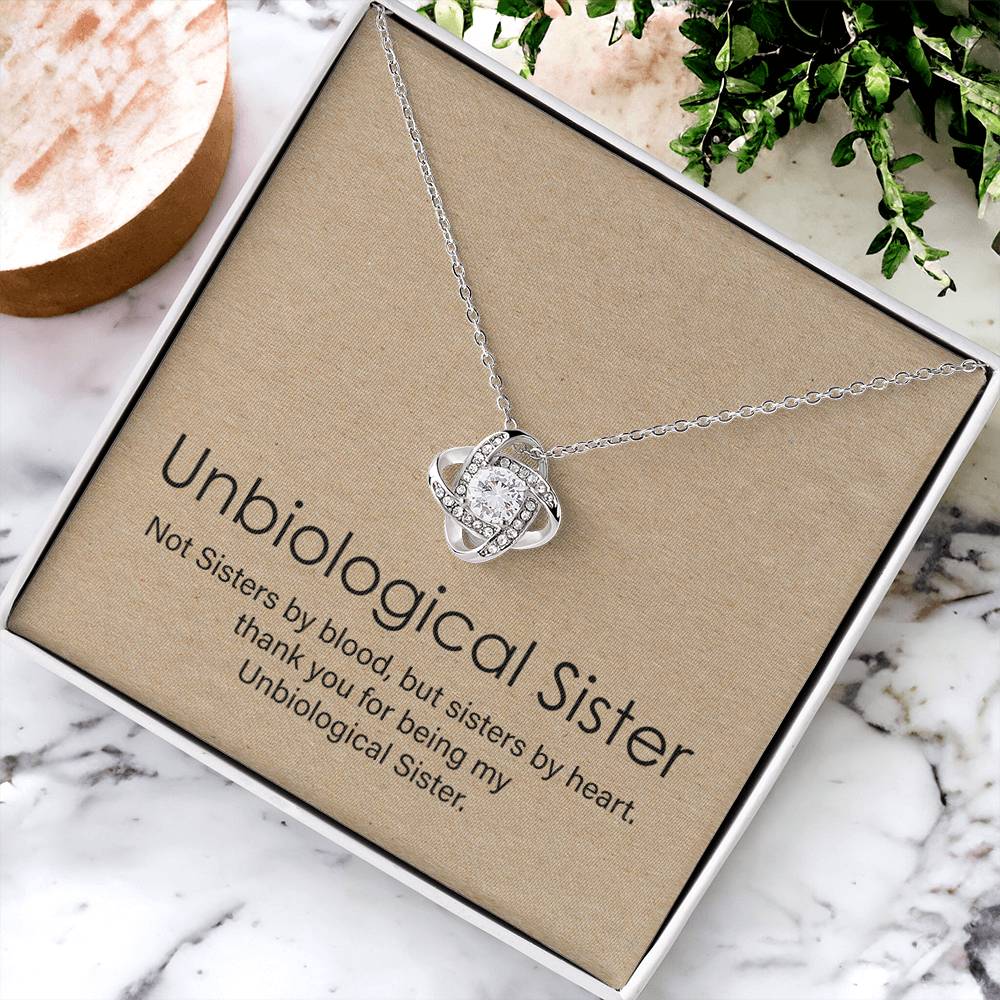 Unbiolofical Sister Necklace Gift for Sister Pendant Necklace With Sentimental  Message.