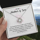 Mother and Son Necklace Gift – with Message Card
