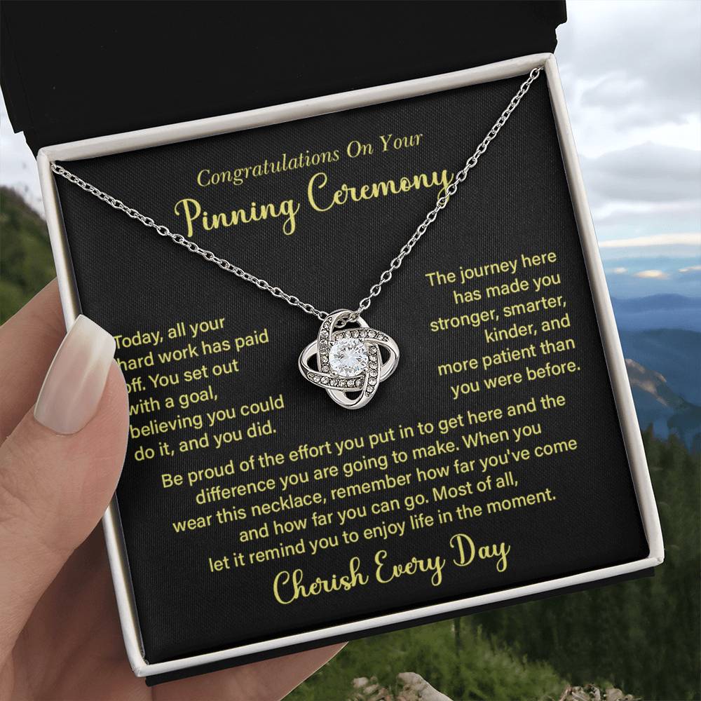 Congratulations On Your Pinning Ceremony Necklace Pinning Ceremony Necklace Gift Congratulations Pinning Ceremony Jewelry Journey Of Success Necklace Pinning Ceremony Milestone Necklace Necklace To Celebrate Hard Work Pinning Ceremony Keepsake Jewelry