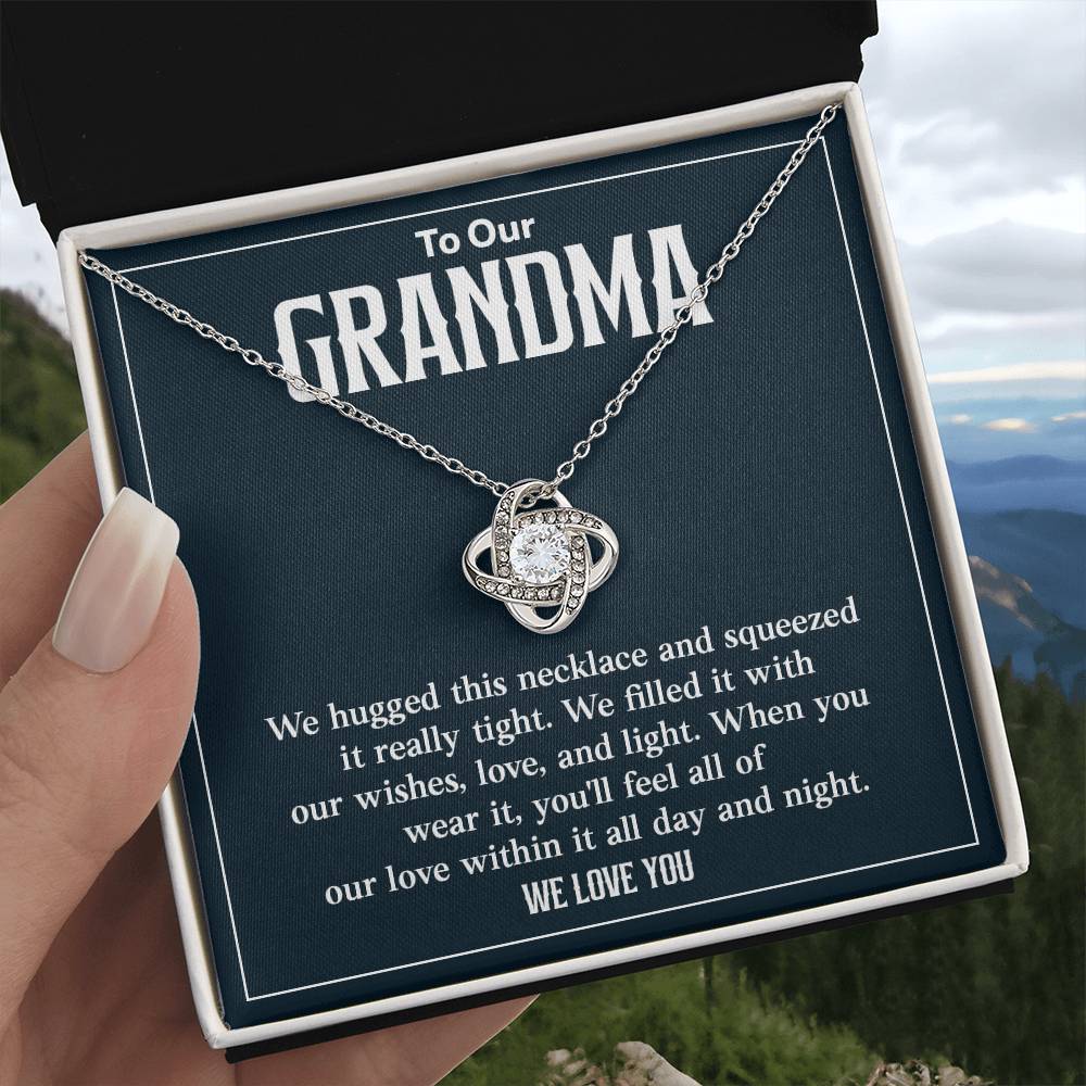 To Our Grandma Grandma Necklace Gift Heartfelt Gift For Grandma Sentimental Jewelry For Grandmother Emotional Necklace For Grandma Jewelry Gift For Grandma Grandchildren To Grandma Gift Special Gift For Grandma Meaningful Gift For Grandma