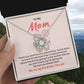 Daughter to Mom Necklace Gift with Message Card
