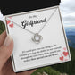 Meaningful Necklace Gift for Girlfriend with Love Card