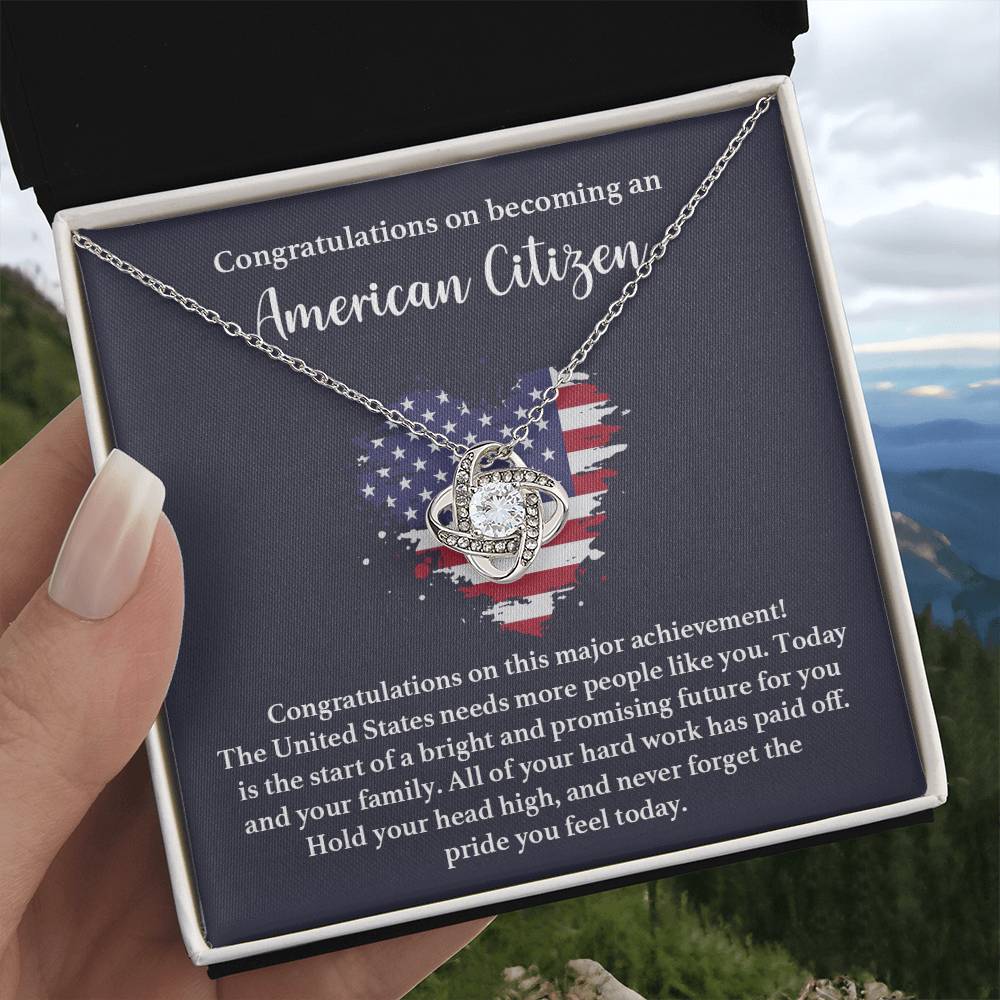 Congratulations Necklace For New American Citizen Proud To Be An American Necklace Proud To Be An American Necklace Gift For Citizenship Milestone Necklace For Proud New U.s. Citizen Gift For Becoming A U.s. Citizen Necklace For U.s. Citizenship Journey