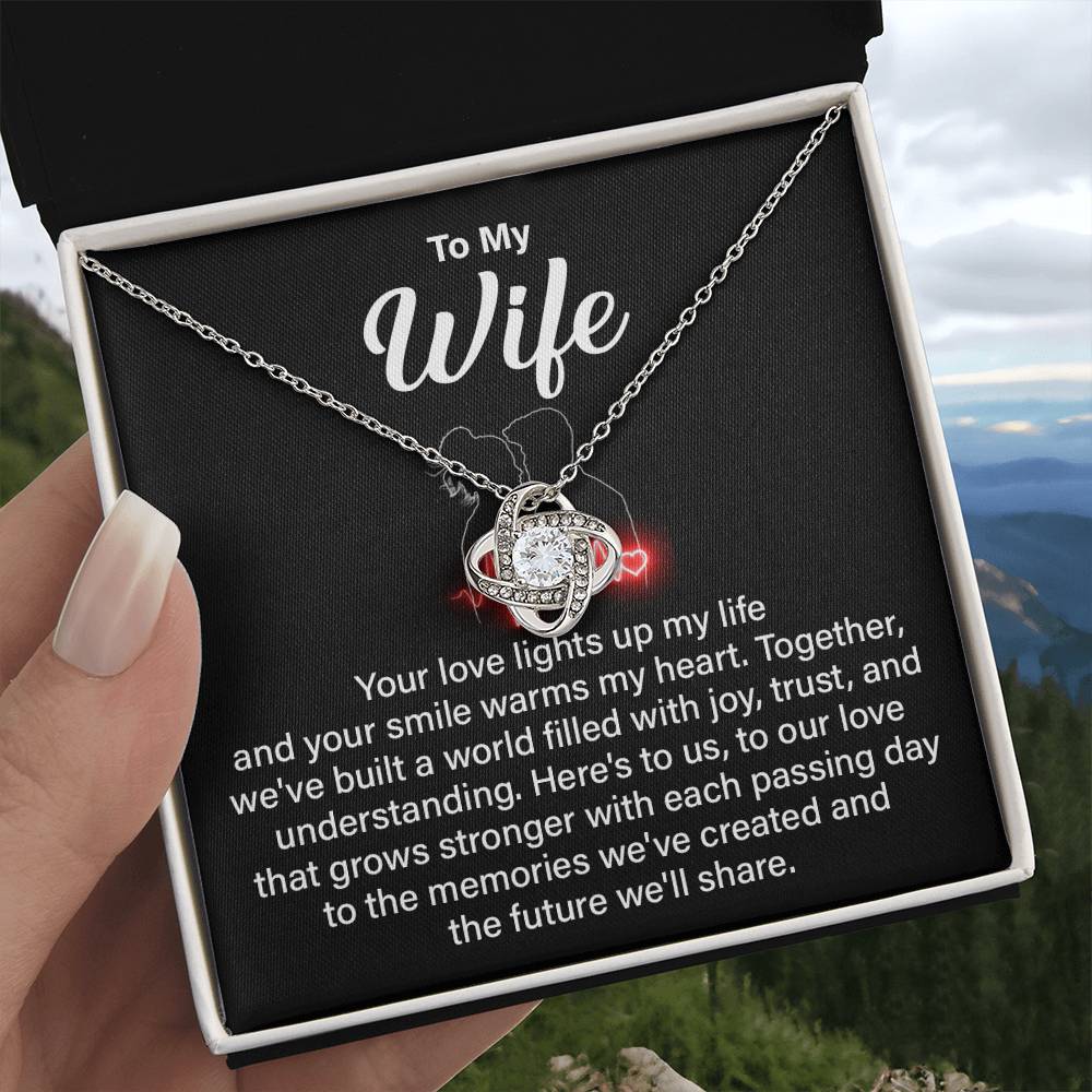 Wife Necklace Gift for Anniversary with Gift Box