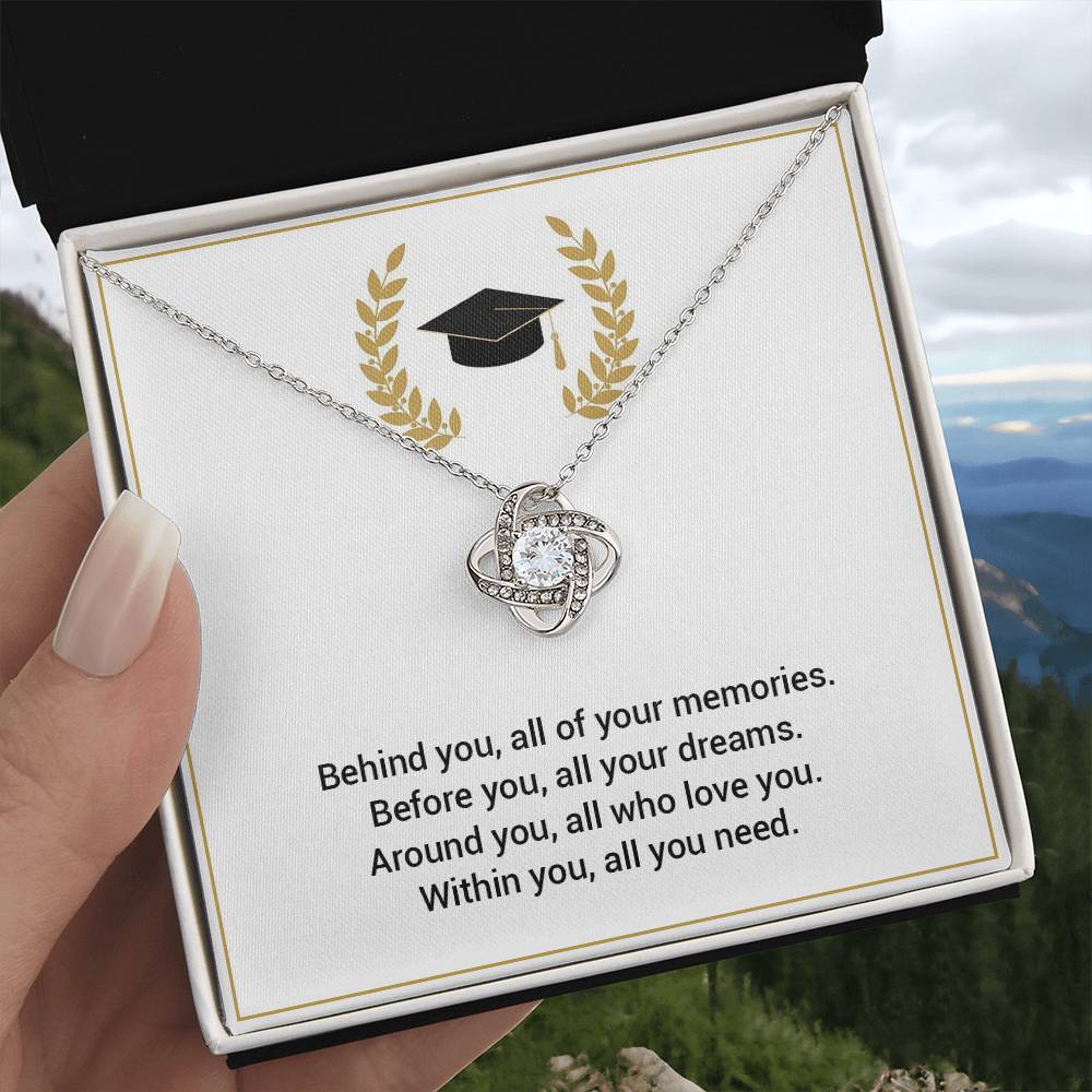 Behind you, all of your memories.